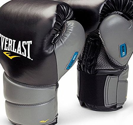 Everlast Protex 2 Evergel Training Boxing Gloves - Black/Grey, 14 oz