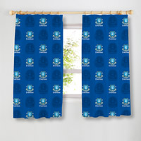 everton Border Crest 72inch Curtains.