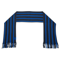 everton College Stripe Scarf - Charcoal/Navy/Blue.