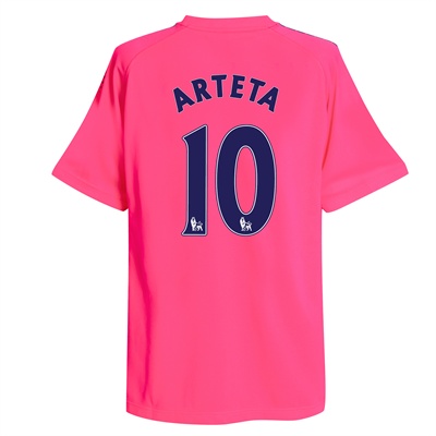 Everton Le Coq Sportif 2010-11 Everton Away Shirt (Arteta 10)
