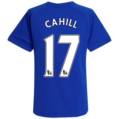 Le Coq Sportif 2010-11 Everton Home Shirt (Cahill 17)