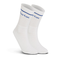 Everton Sports Sock 2pk - White/ Everton Blue.