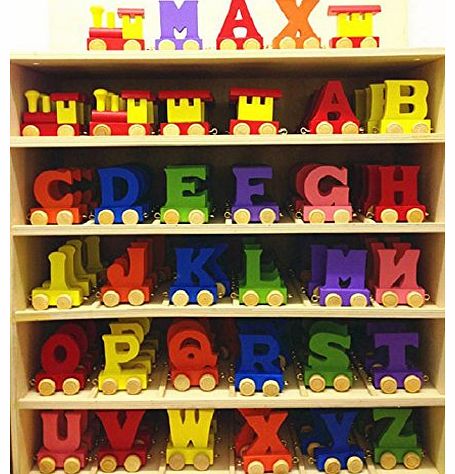 Every Lesson Counts Customisable Childrens Personalised Wooden Train Letters