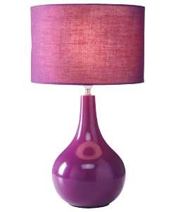 Large Table Lamp - Blackcurrant