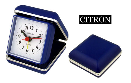 (Citron) Travel Alarm Clock (Blue)