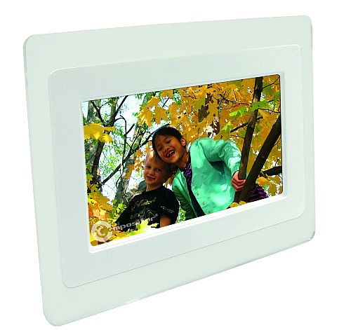 Compositor 7 Inch Digital Photo Frame - White