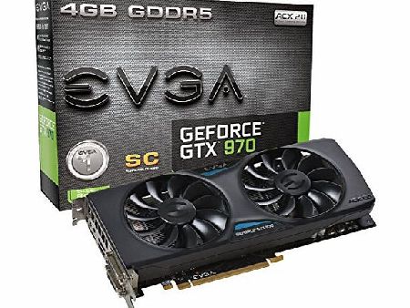 EVGA Nvidia GeForce GTX 970 Superclocked with ACX 2.0 Cooling 4GB Graphics Card