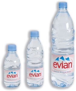 Evian Natural Mineral Water Bottle Plastic 500ml