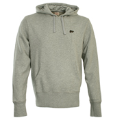 Light Grey Asymmetic Hooded Sweatshirt