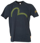 Navy T-Shirt with Large Logo