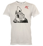 White `Fishing` T-Shirt
