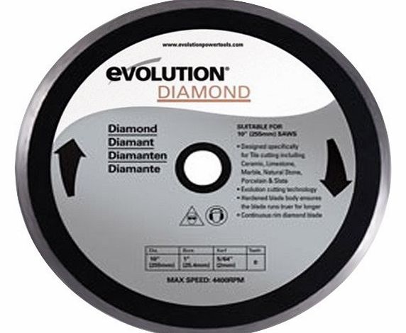 Evolution 255mm Diamond Blade