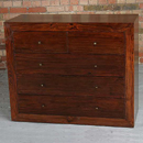 Indian 5 drawer chest of drawers