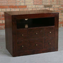 Indian 6 drawer TV unit furniture