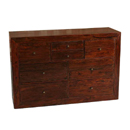 Evolution Indian 8 drawer chest of drawers