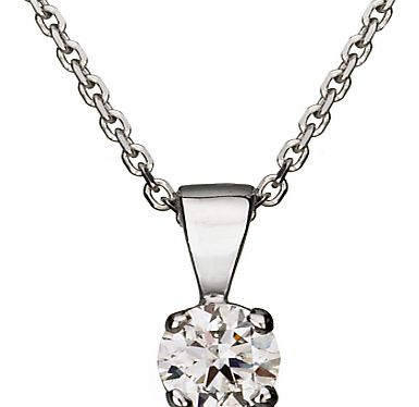 Diamond Pendant Necklace, 0.30 Carat