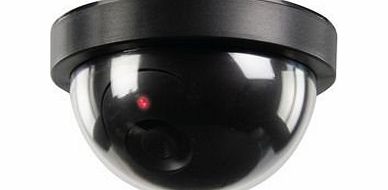 Ex-Pro Black Dome Dummy / Fake CCTV Security Camera /indoor housing camera. With built-in flashing LED