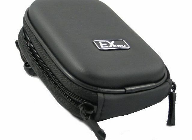 Ex-Pro Black Hard Clam Shock proof Digital Camera Case Bag CR272B for Kodak Easyshare C122, C140, C142, C143, C160, C180, C182, C183, C190, C195, C300, C310, C315, C330, C340, C360, C443, C503, C513,