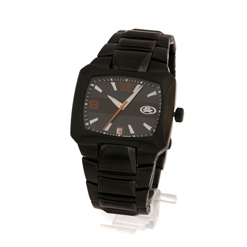 Ex Time Mens Ex Time The Black Jack Analogue Watch G15 Black