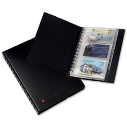 Exacompta Exacard Business Card Wirebound Binder