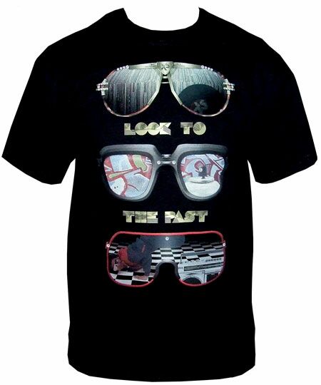 Look To The Past Black T-Shirt