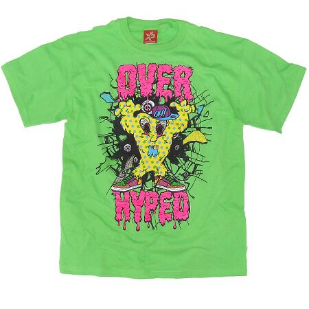 Over Hyped Lime Green T-Shirt