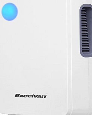 Excelvan 2L Portable Semiconductor Air Dehumidifier Ultra-low Noise Environment-friendly Air Purify for Wardrobe,Closet, Kitchen,Cars