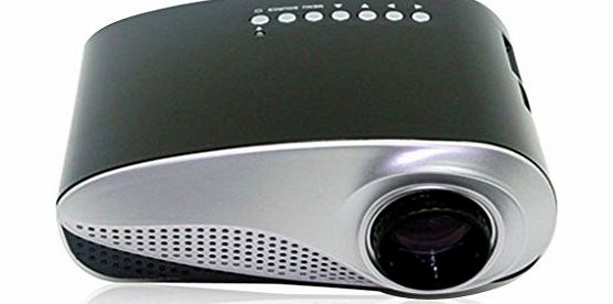 LED/LCD Portable Mini Multimedia Projector AV /USB/VGA/HDMI/SD Home Theater480*320 for DVD PC USB Flash
