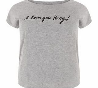Inspire Grey I Love You Harry T-Shirt 3313354