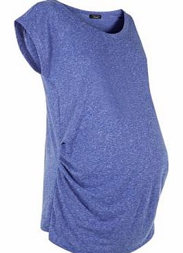 Maternity Blue Wrap Back T-Shirt 3305661