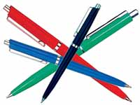 CE retractable ballpoint pens with pocket clip,