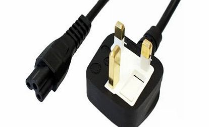 Express Computer Parts UK Mains Cable, C5 (Clover), 2m