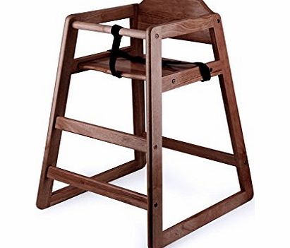 STACKABLE WOODEN BABY CHILDRENS FEEDING HIGHCHAIR HIGH CHAIR BABY SEAT IDEAL FOR BOTH HOME & COMMERCIAL RESTAURANTS