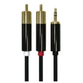 exspect Stereo Audio Cable 3.5mm To RCA For Use