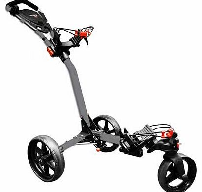 Compact Tri-Spin Golf Trolley - Silver