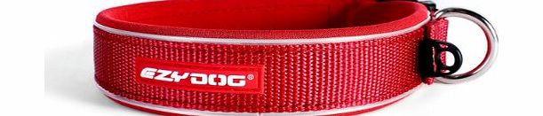 EzyDog Neo Dog Collar, Medium, Red