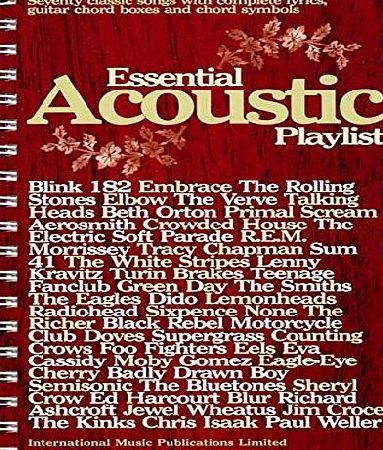 Faber Music Essential Acoustic Playlist (Guitar Chord Songbook)