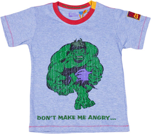 Kids Dont Make Me Angry Hulk T-Shirt from