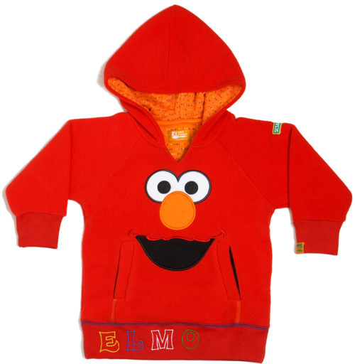 Kids Elmo Hoodie From Fabric Flavours