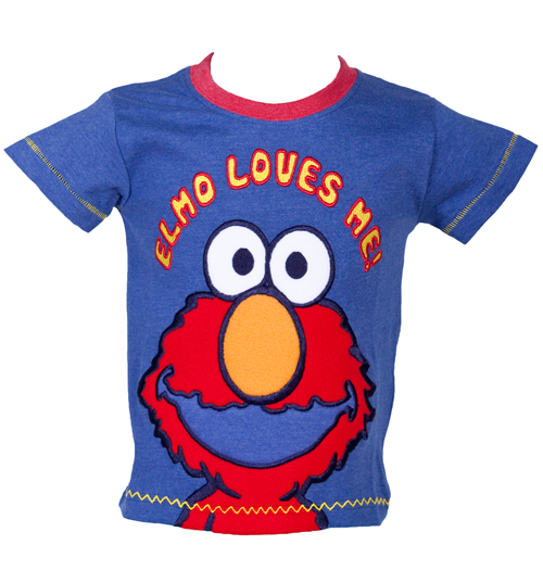 Kids Elmo Loves Me T-Shirt from Fabric Flavours