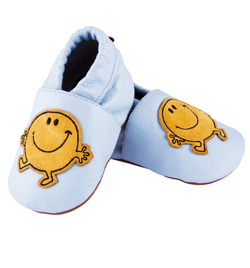 Fabric Flavours Kids Mr Happy Leather Detail Booties from Fabric