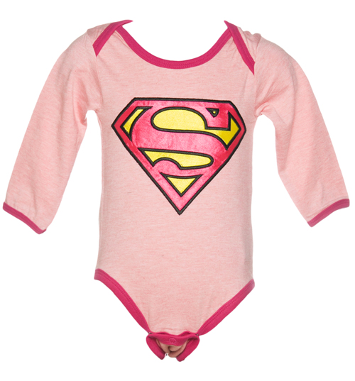 Fabric Flavours Kids Supergirl Babygrow from Fabric Flavours