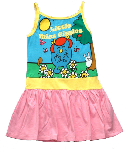 Little Miss Giggles Kids Dress from Fabric Flavours