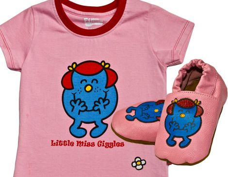 Little Miss Giggles Tee and Bootie Set from Fabric Flavours
