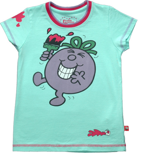 Retro Little Miss Naughty Kids T-Shirt from Fabric Flavours