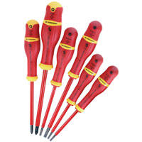 6 Piece Protwist Mixed Slotted and Phillips Insulated Screwdriver Set