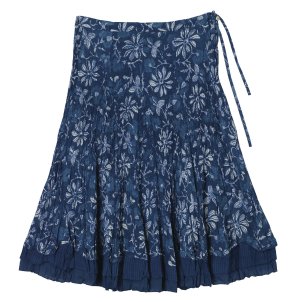 Long Skirt with Drawstring Waist