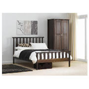 fairhaven Double Bed, Chocolate And Silentnight