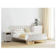 Double Bed, White And Silentnight