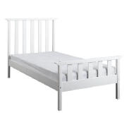 Single Bed, White And Simmons Pocket